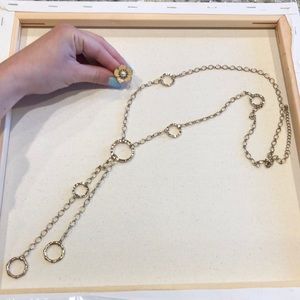 Statement necklace and ring